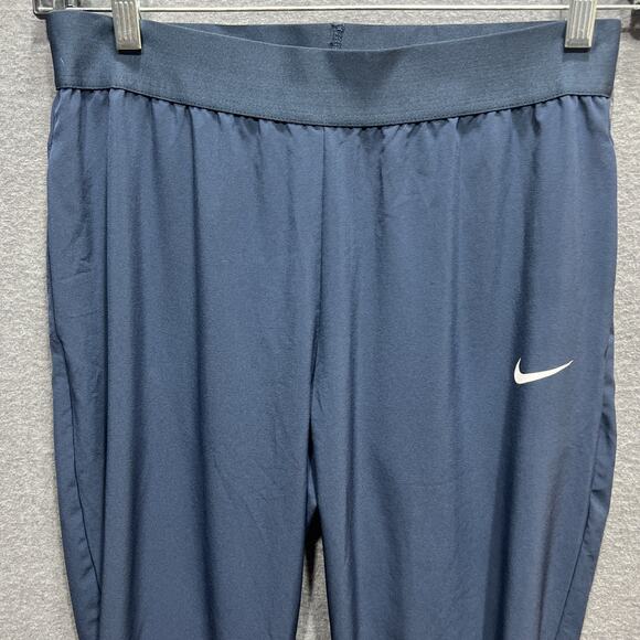 Nike Dri Fit Strike Blue Swoosh Logo Training & Running Joggers Womens Size M - Picture 4 of 11